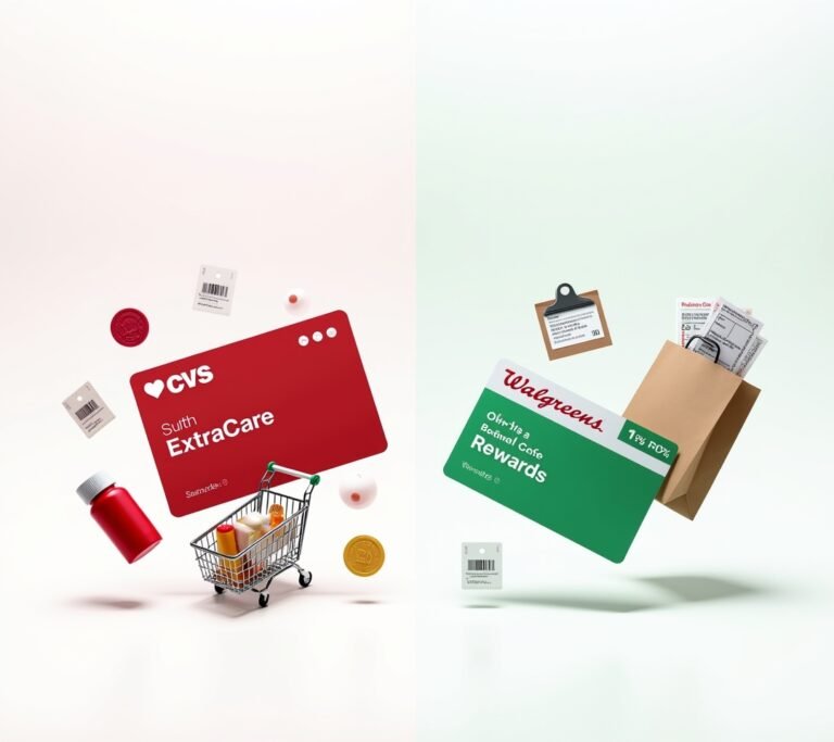 CVS and Walgreens rewards cards