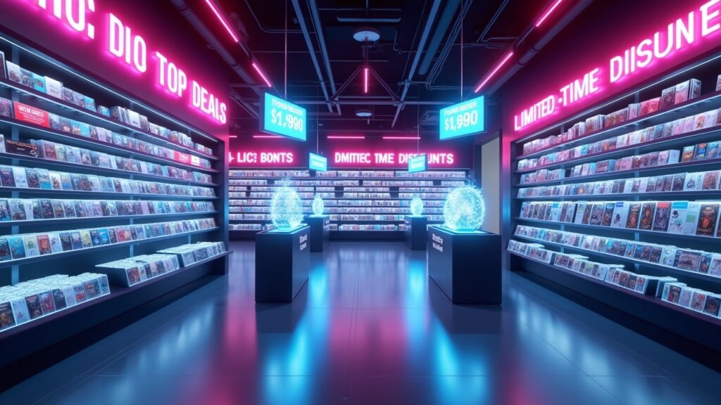 Game library with deals
